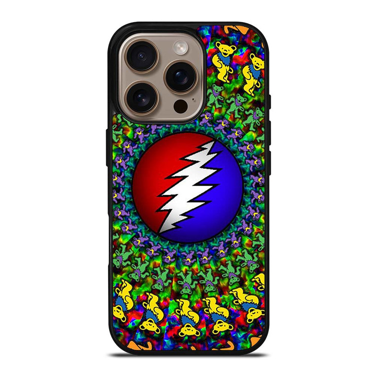 GRATEFUL DEAD DANCING BEARS LOGO iPhone 16 Pro Case