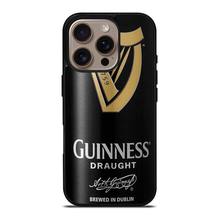 GUINNESS DRAUGHT BREWED IN DUBLIN iPhone 16 Pro Case