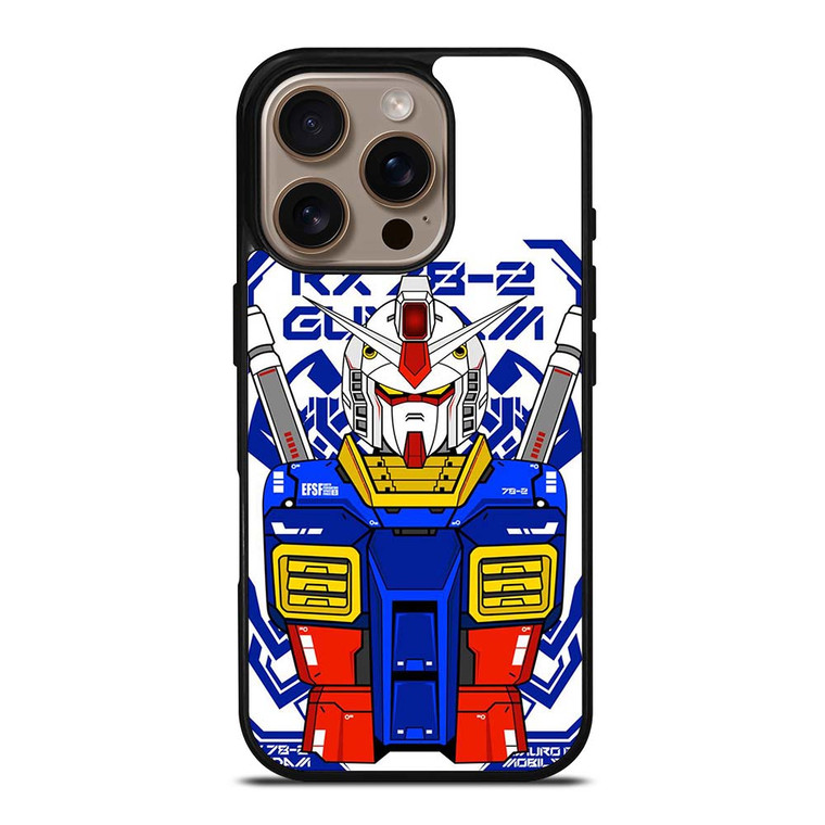 GUNDAM ROBOT CARTOON ANIME iPhone 16 Pro Case