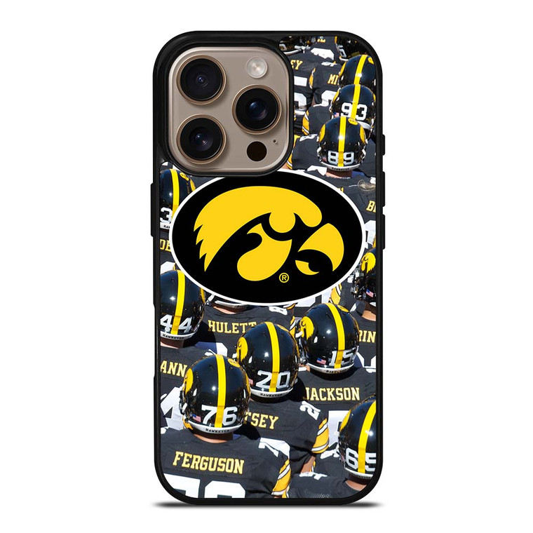 IOWA HAWKEYES FOOTBALL iPhone 16 Pro Case