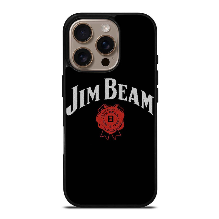 JIM BEAM WHISKEY RED LOGO iPhone 16 Pro Case
