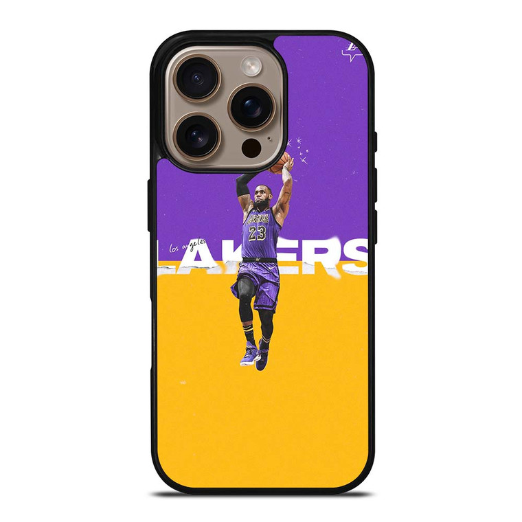 LA LAKERS LEBRON JAMES ART iPhone 16 Pro Case