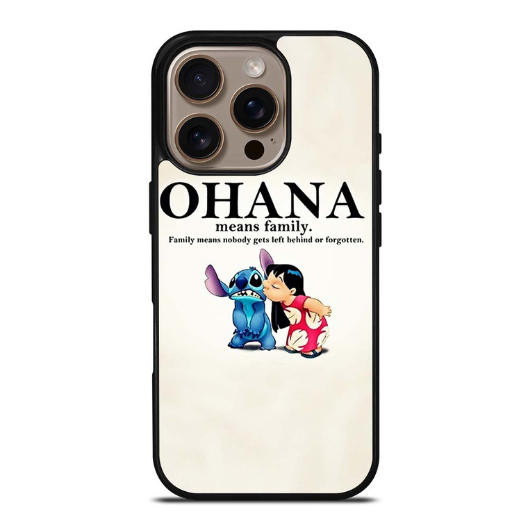 LILO AND STITCH OHANA FAMILY Disney iPhone 16 Pro Case