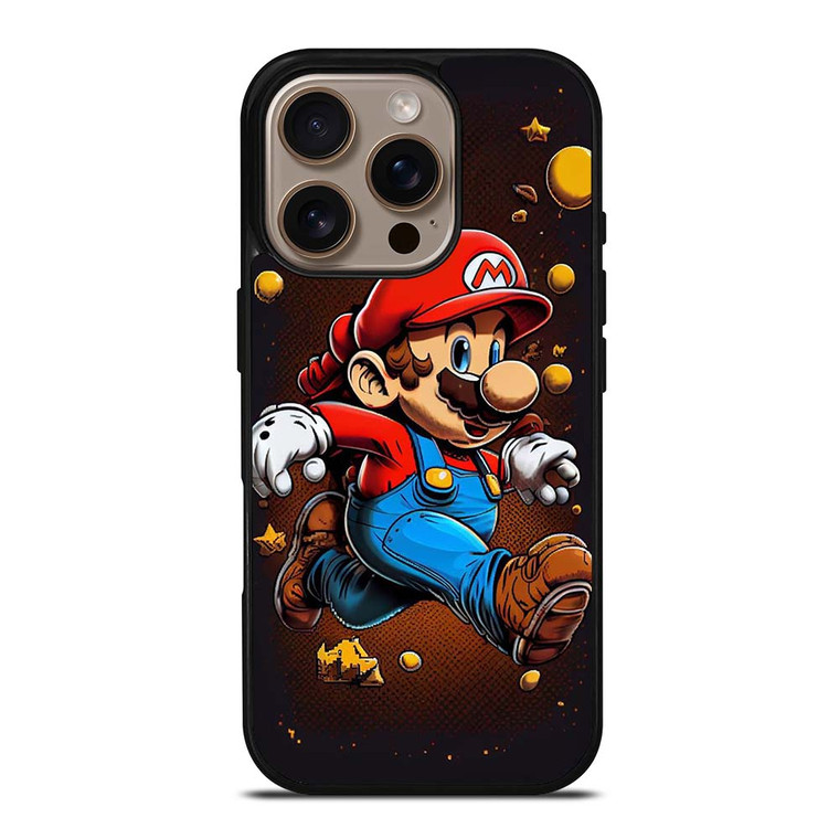 MARIO BROSS GAME CARTOON iPhone 16 Pro Case
