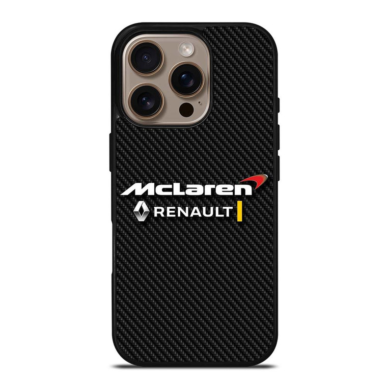 MCLAREN RENAULT LOGO iPhone 16 Pro Case