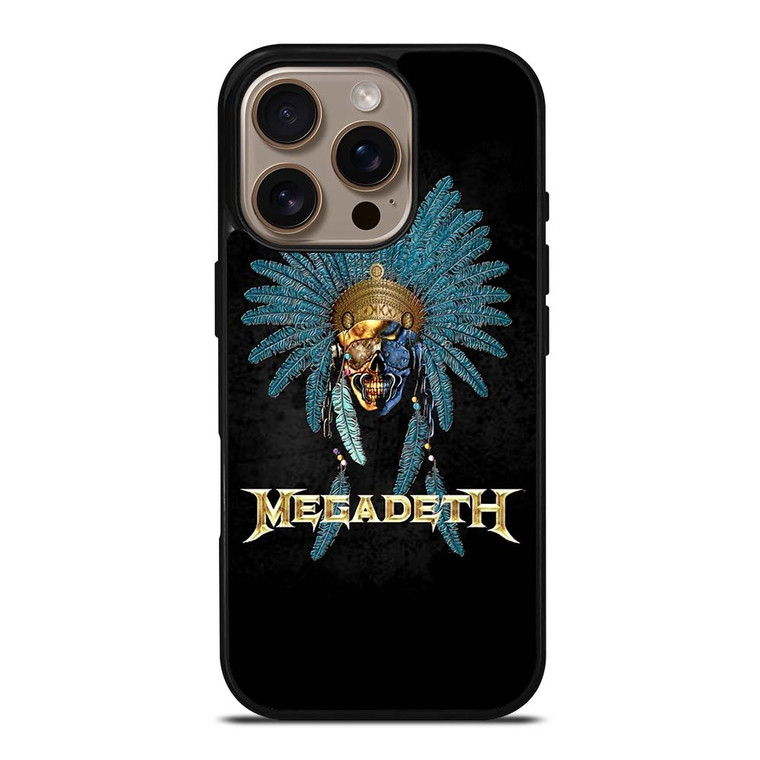 MEGADETH INDIAN LOGO iPhone 16 Pro Case