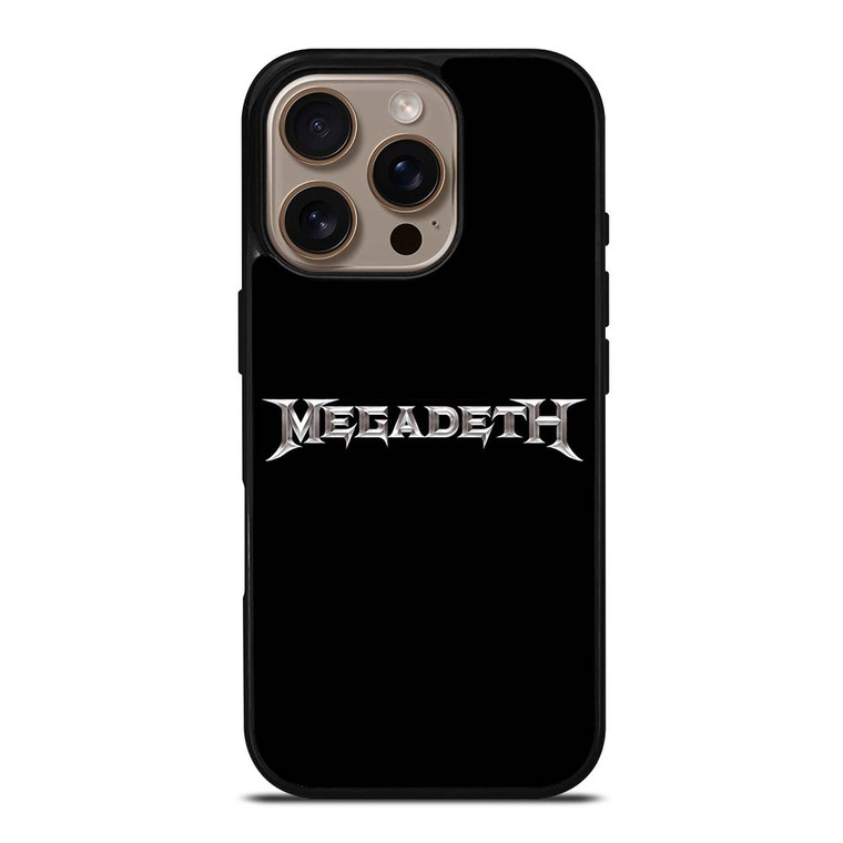 MEGADETH LOGO METAL BAND iPhone 16 Pro Case