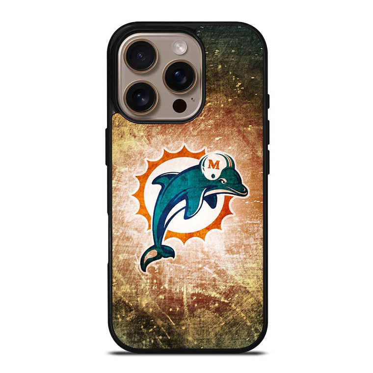 MIAMI DOLPHINS LOGO iPhone 16 Pro Case