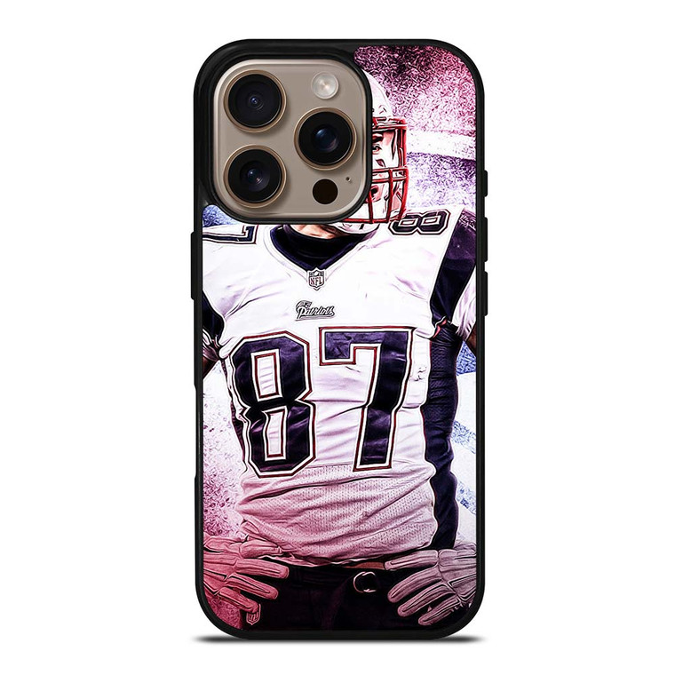PATRIOTS ROB GRONKOWSKI iPhone 16 Pro Case