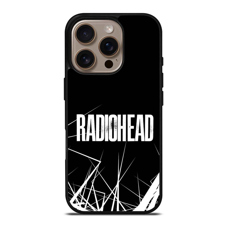 RADIOHEAD ROCK BAND LOGO BLACK iPhone 16 Pro Case