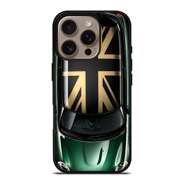 UNIONS JACK MINI COOPER GREEN iPhone 16 Pro Case