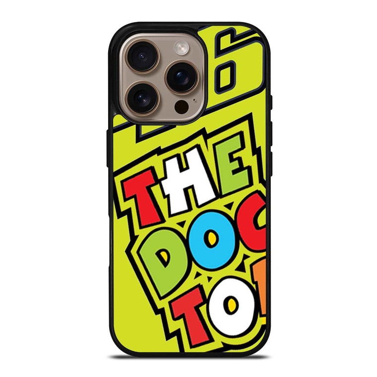 VALENTINO ROSSI VR46 THE DOCTOR iPhone 16 Pro Case