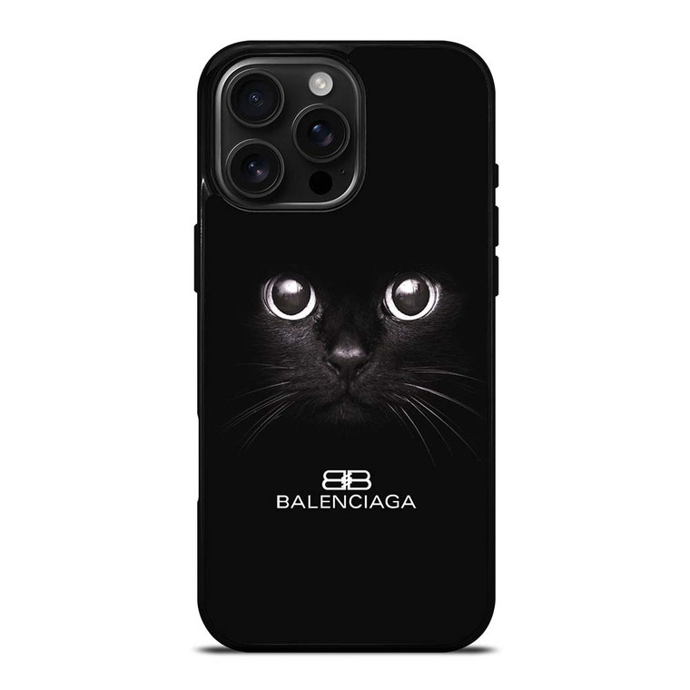 BALENCIAGA PARIS CAT LOGO iPhone 16 Pro Max Case