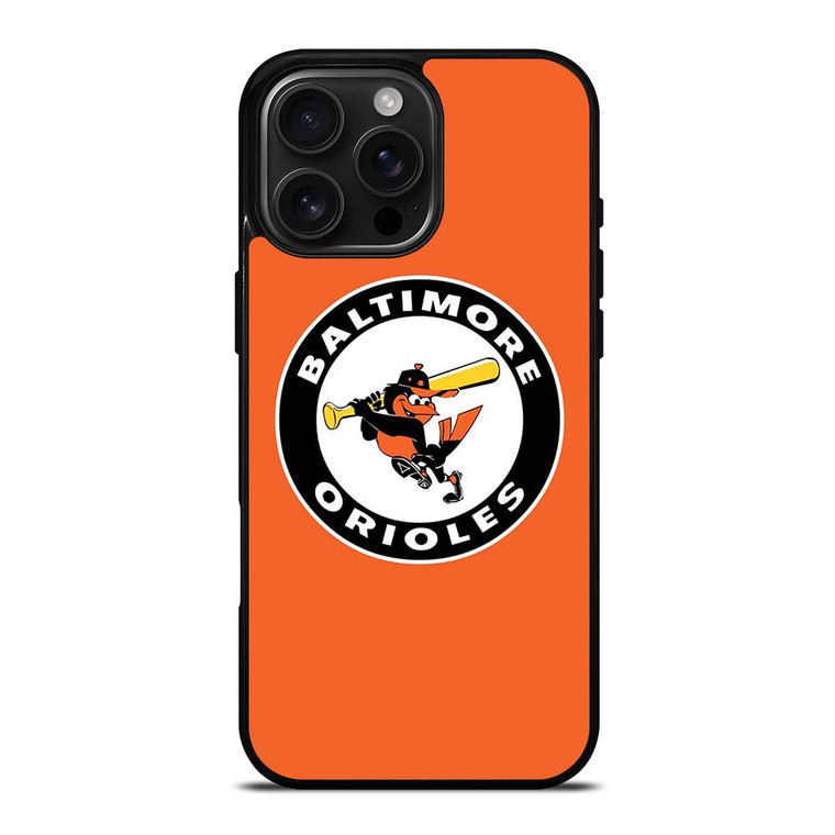 BALTIMORE ORIOLES ICON BASEBALL TEAM LOGO iPhone 16 Pro Max Case