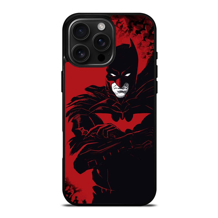 BATMAN DC SUPERHERO ART iPhone 16 Pro Max Case