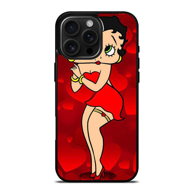 BETTY BOOP CARTOON LOVE iPhone 16 Pro Max Case