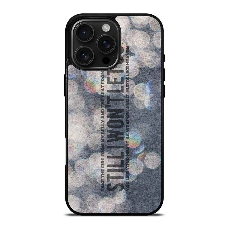 COLD PLAY LYRIC iPhone 16 Pro Max Case