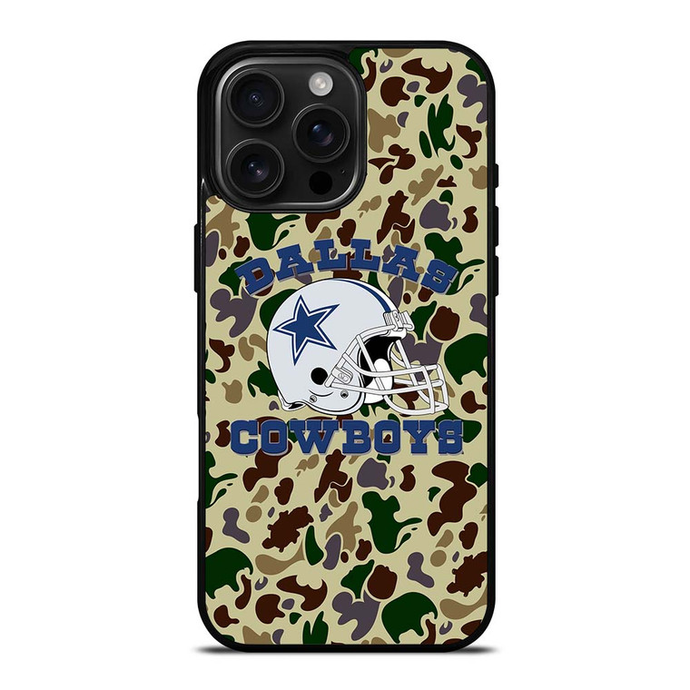 DALLAS COWBOYS CAMO BAPE iPhone 16 Pro Max Case