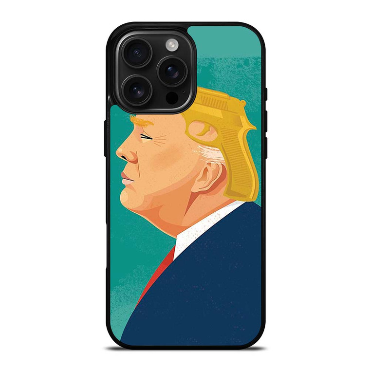 DONALD TRUMP HAIR TRIGGER iPhone 16 Pro Max Case