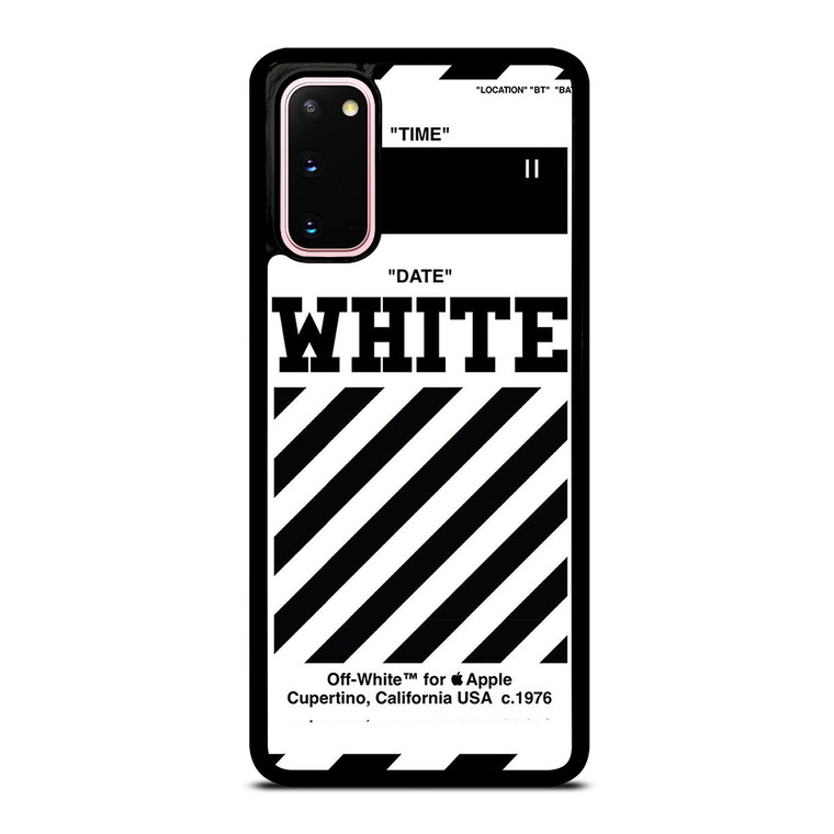 OFF WHITE DATE TIME Samsung Galaxy S20 Case