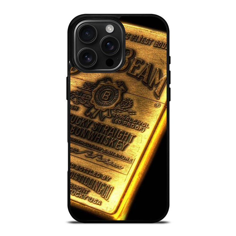 JIM BEAM WHISKEY GOLD iPhone 16 Pro Max Case