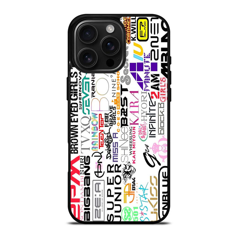 KPOP ALL BAND iPhone 16 Pro Max Case