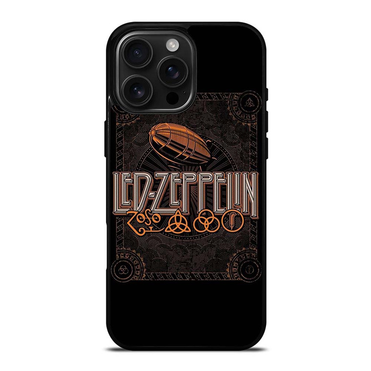 LED ZEPPELIN BAND LOGO MOTHERSHIP ICON ART iPhone 16 Pro Max Case