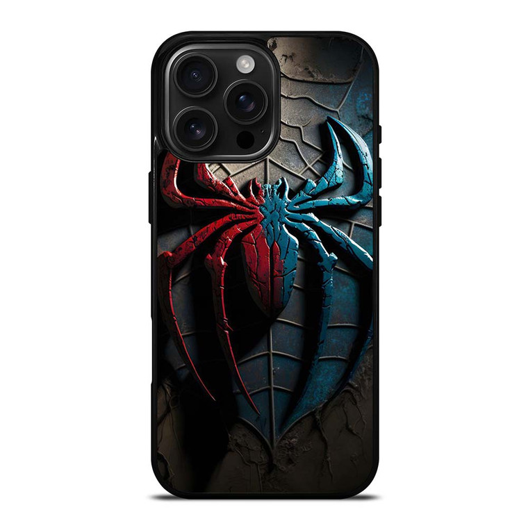 MARVEL SPIDERMAN ART EMBLEM iPhone 16 Pro Max Case