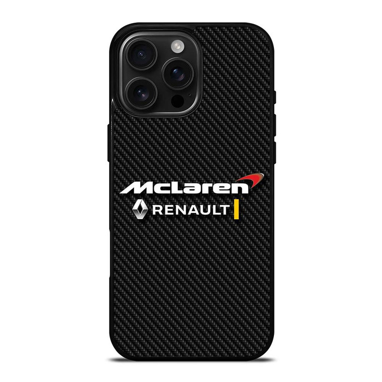 MCLAREN RENAULT LOGO iPhone 16 Pro Max Case