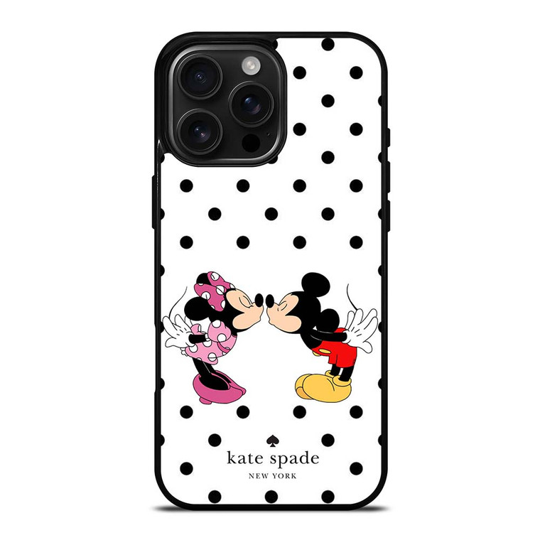 MICKEY MINNIE MOUSE KATE SPADE KISS iPhone 16 Pro Max Case
