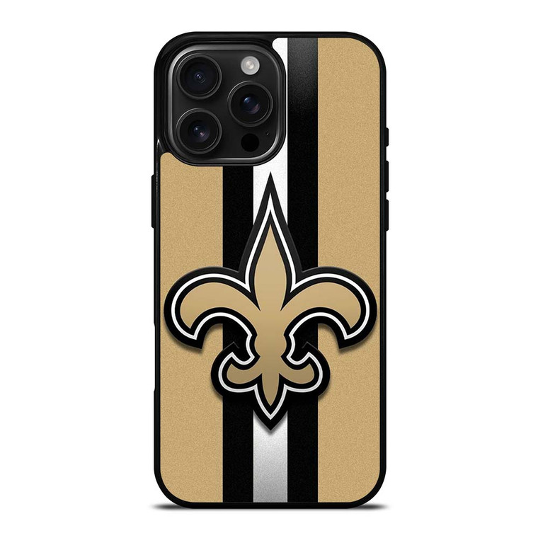 NEW ORLEANS SAINTS FOOTBALL CLUB LOGO iPhone 16 Pro Max Case