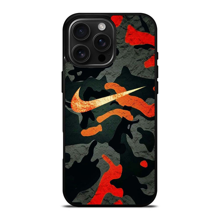 NIKE LOGO COLORFUL CAMO iPhone 16 Pro Max Case