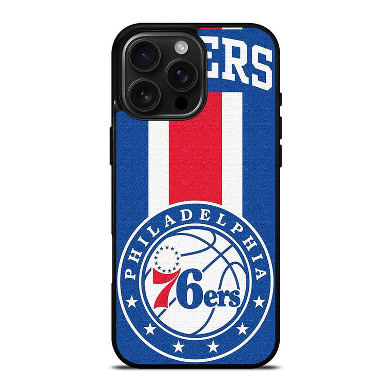 PHILADELPHIA 76ERS SIXERS LOGO iPhone 16 Pro Max Case