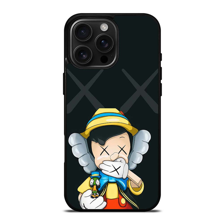 PINOCCHIO KAWS ICON iPhone 16 Pro Max Case