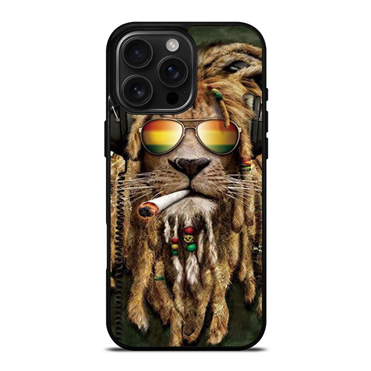RASTA LION REGGAE BOB iPhone 16 Pro Max Case