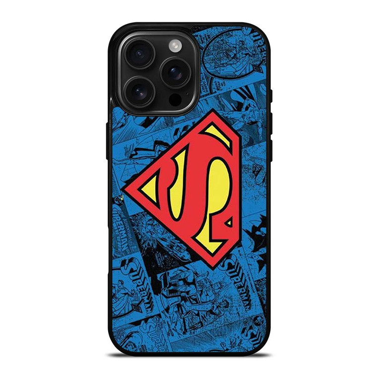 SUPERMAN DC COMIC LOGO iPhone 16 Pro Max Case