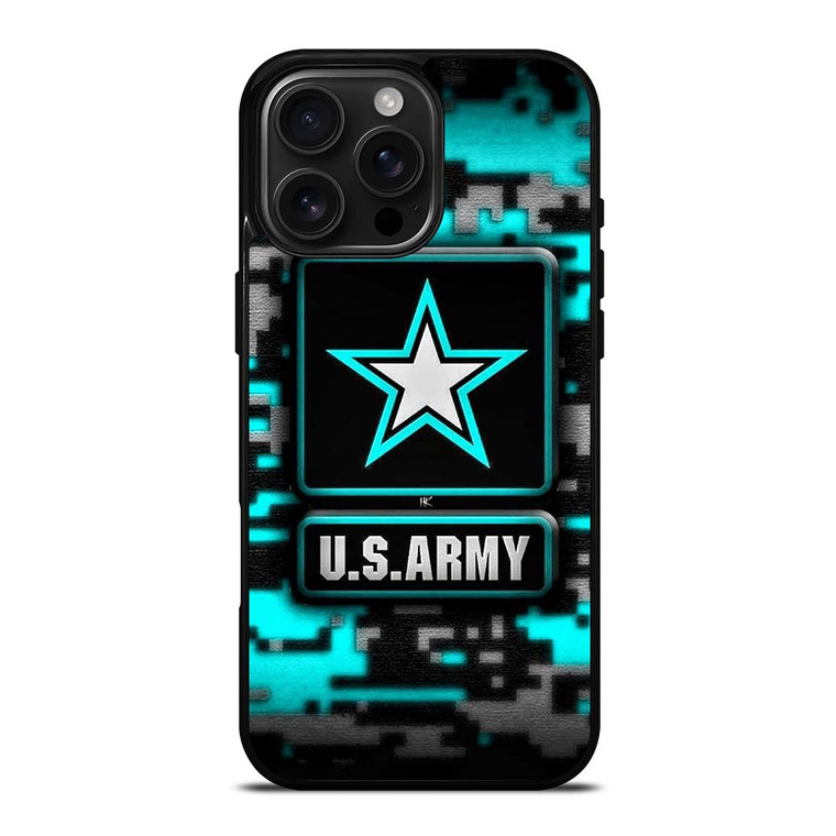 US ARMY LOGO GLOW iPhone 16 Pro Max Case