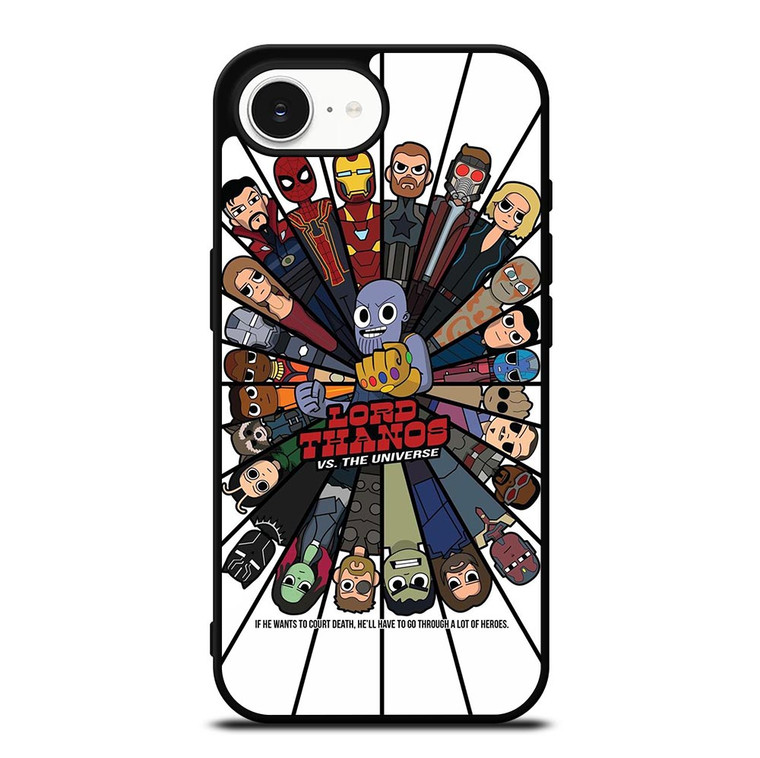 AVENGERS INFINITY WARS VS THANOS iPhone 16e Case