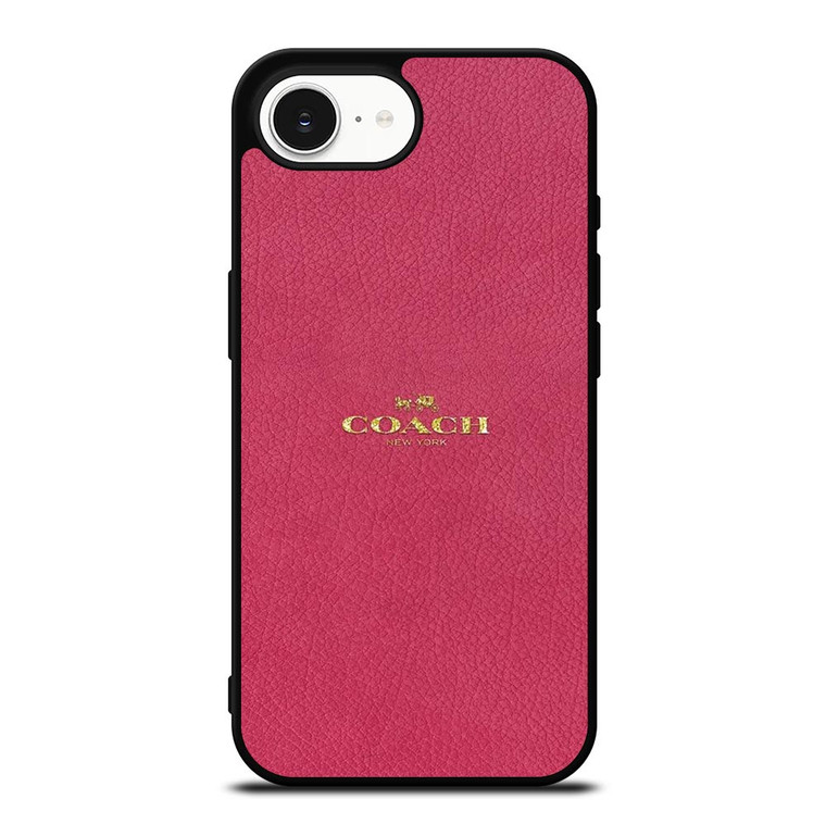 COACH NEW YORK LOGO PINK iPhone 16e Case