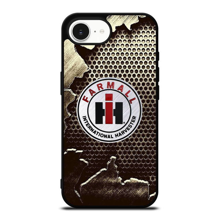 INTERNATIONAL HARVESTER FARMALL METAL LOGO iPhone 16e Case