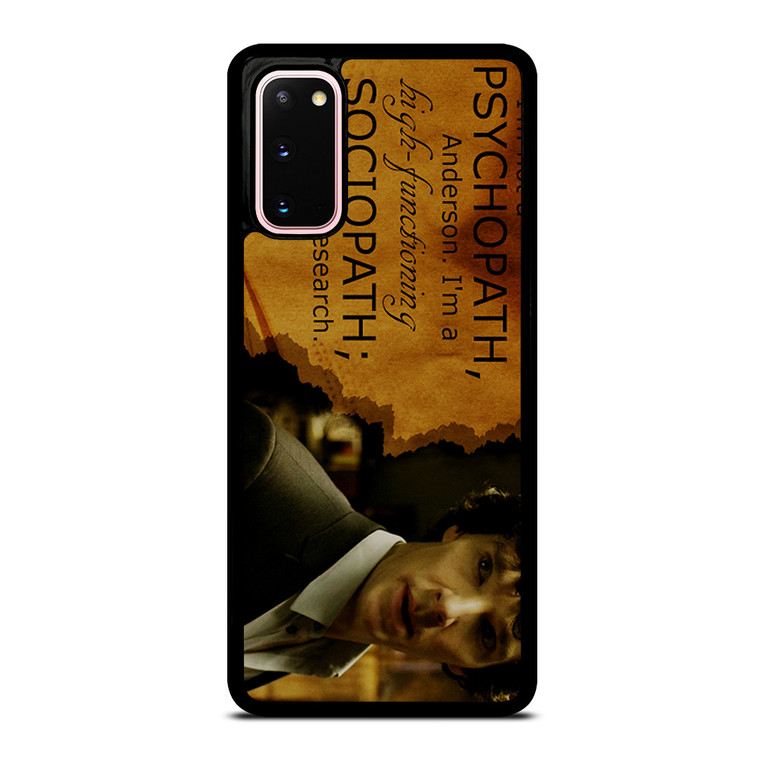 SHERLOCK HOLMES PSYCHOPATH Samsung Galaxy S20 Case