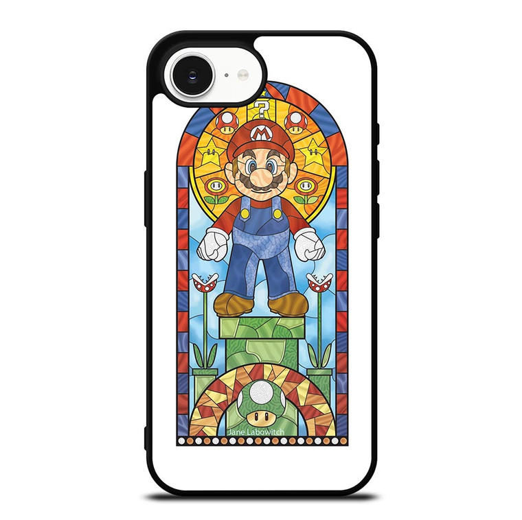 MARIO BROSS NINTENDO GLASS ART iPhone 16e Case