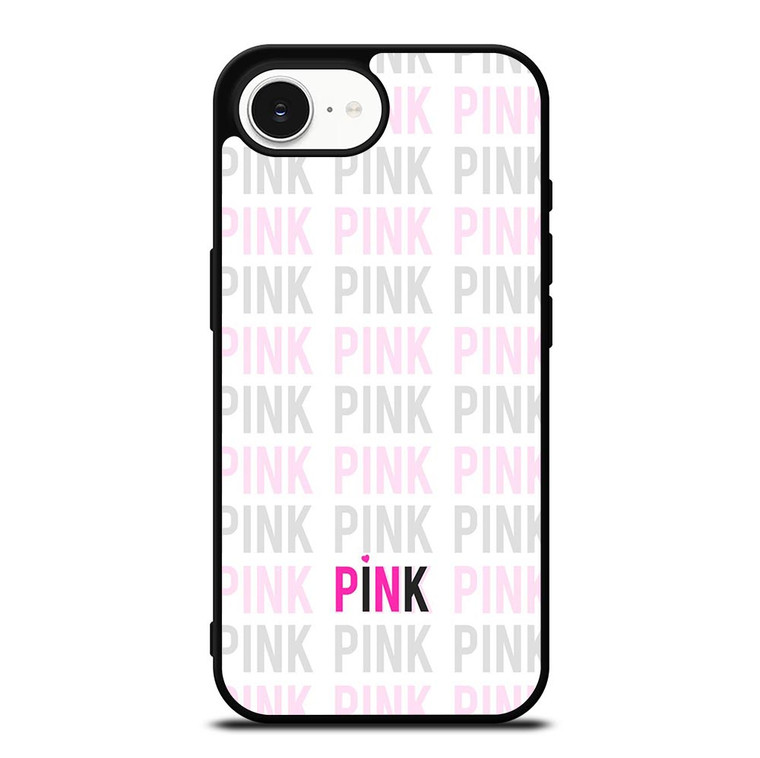 PINK VICTORIA'S SECRET LOGO iPhone 16e Case