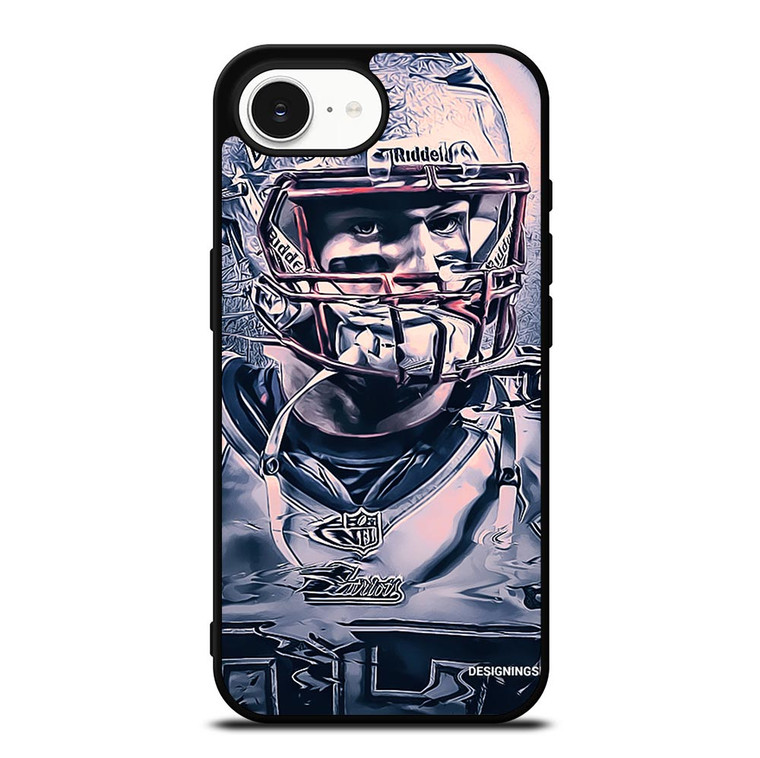 ROB GRONKOWSKI NEW ENGLAND PATRIOTS ART iPhone 16e Case