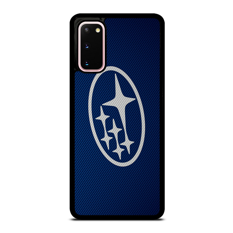 SUBARU LOGO BLUE CARBON Samsung Galaxy S20 Case