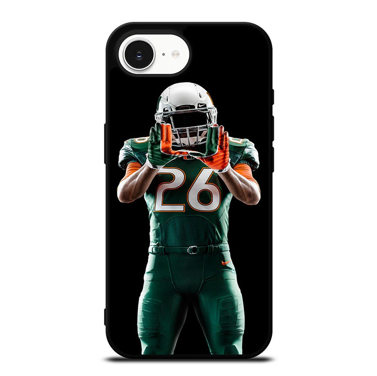 UM MIAMI HURRICANES FOOTBALL iPhone 16e Case