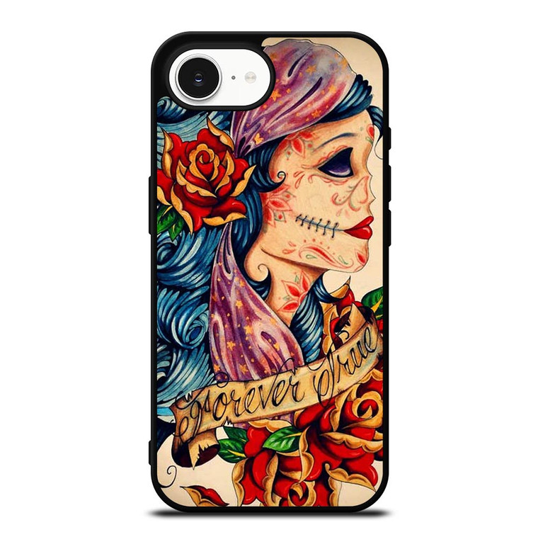 VINTAGE SUGAR SCHOOL TATTOO iPhone 16e Case