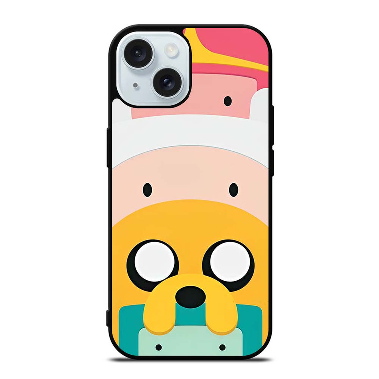 ADVENTURE TIME CHARACTERS EYES iPhone 15  Case Cover