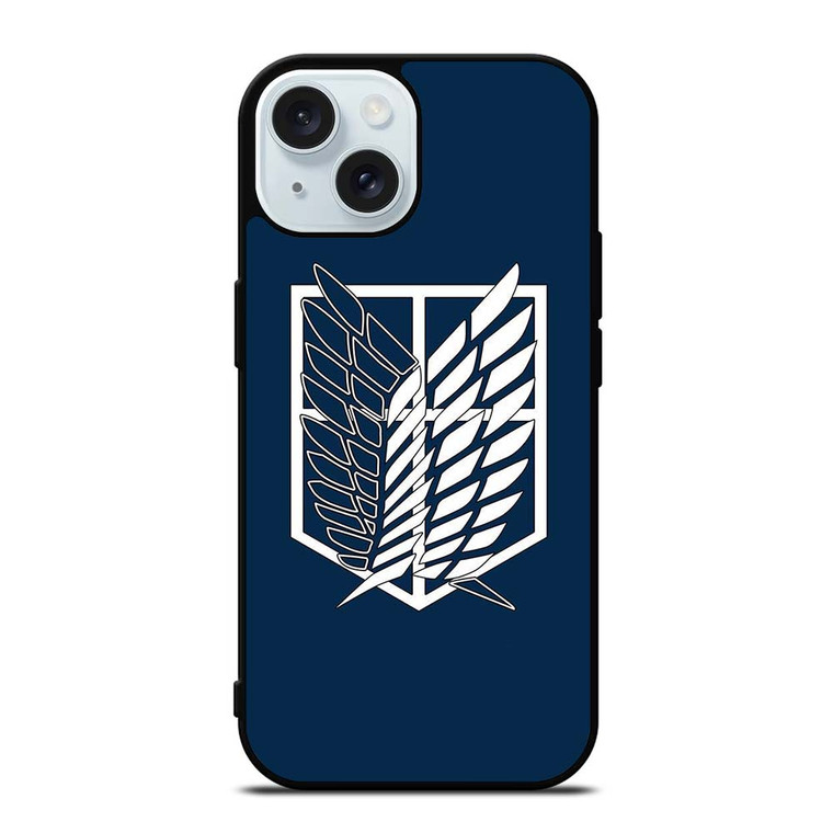ATTACK ON TITAN SYMBOL WINGS OF FREEDOM iPhone 15  Case Cover