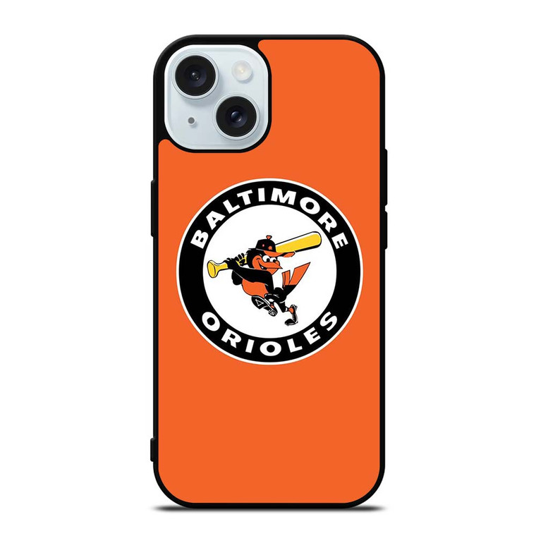 BALTIMORE ORIOLES ICON BASEBALL TEAM LOGO iPhone 15  Case Cover